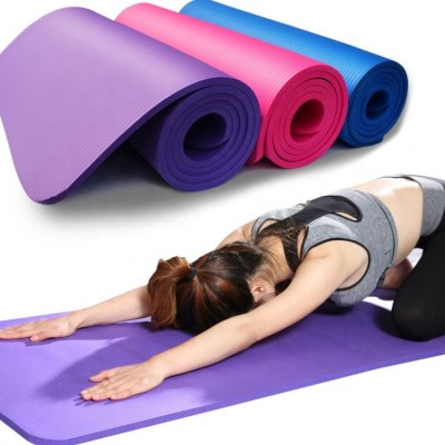 Eco-friendly NBR Yoga Mat Anti-slip Gym or Indoor Exercise