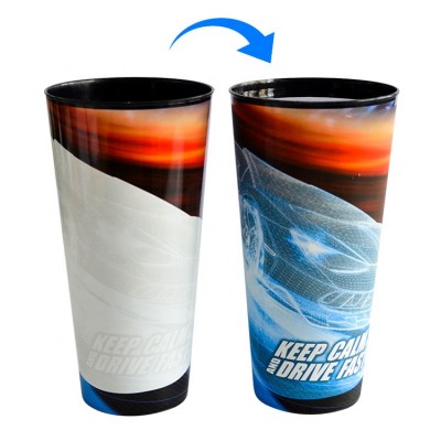 950ml Custom Logo Bpa Free Beverage Cup Large Capacity Plastic Color Changing Cups